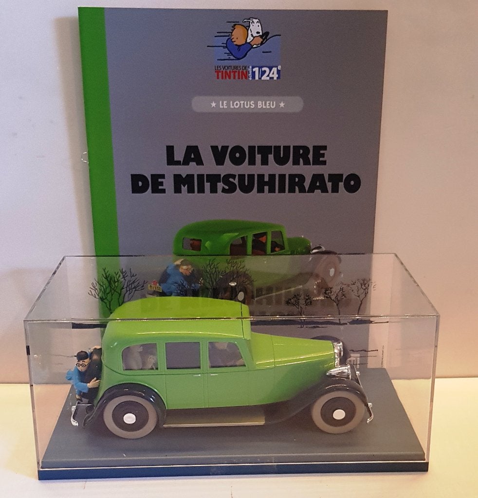 Les voitures de Tintin 1/24 "LA VOITURE DE MITSUHIRATO ", Verzenden, Kuifje, Nieuw, Beeldje of Figuurtje