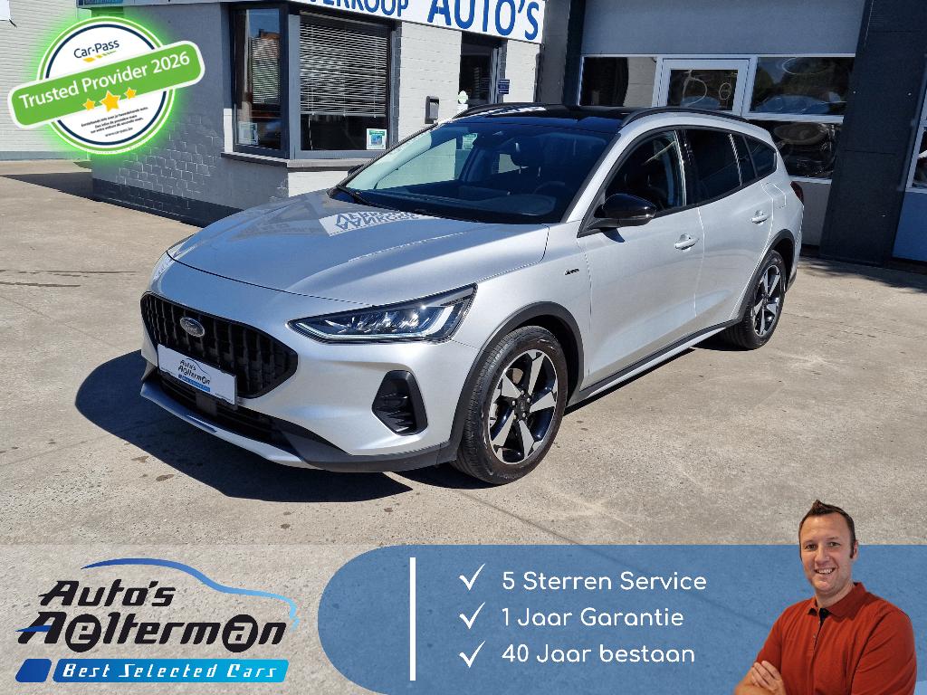 Ford Focus Active 1.0 EcoBoost MHEV FULL LED * CARPLAY, Auto's, Ford, Stof, Bedrijf, 5 deurs, Hybride Elektrisch/Benzine