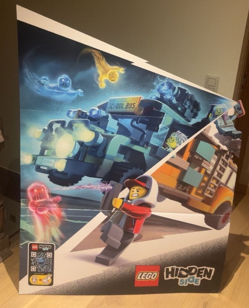 Lego Hidden Side cardboard - kartonnen reclame bord, Ophalen, Zo goed als nieuw, Overige typen, Lego