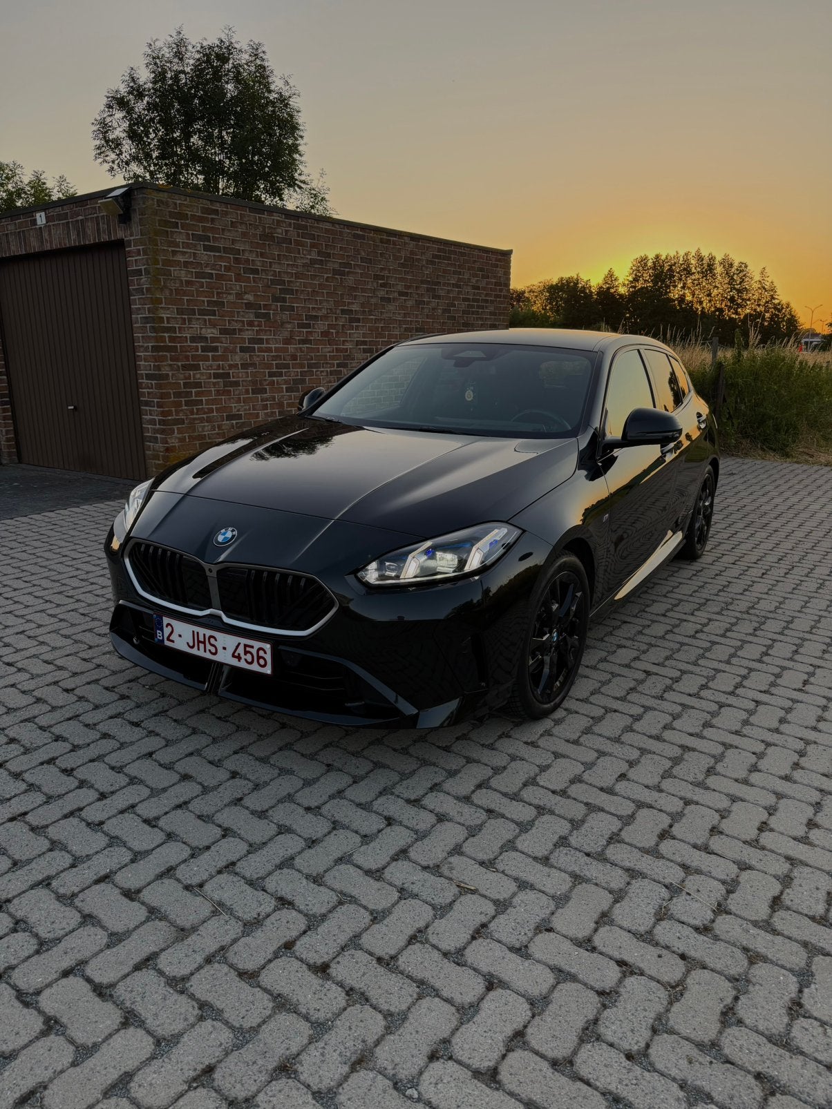 BMW 120i M Sport 360 Camera  | Garantie 10/2027 | Topstaat, Auto's, 1 Reeks, Euro 6, Zwart, 5 zetels