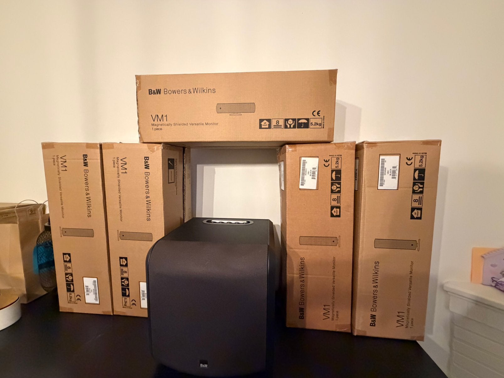 B&w surround, Audio, Tv en Foto, Home Cinema-sets, Ophalen of Verzenden, Zo goed als nieuw