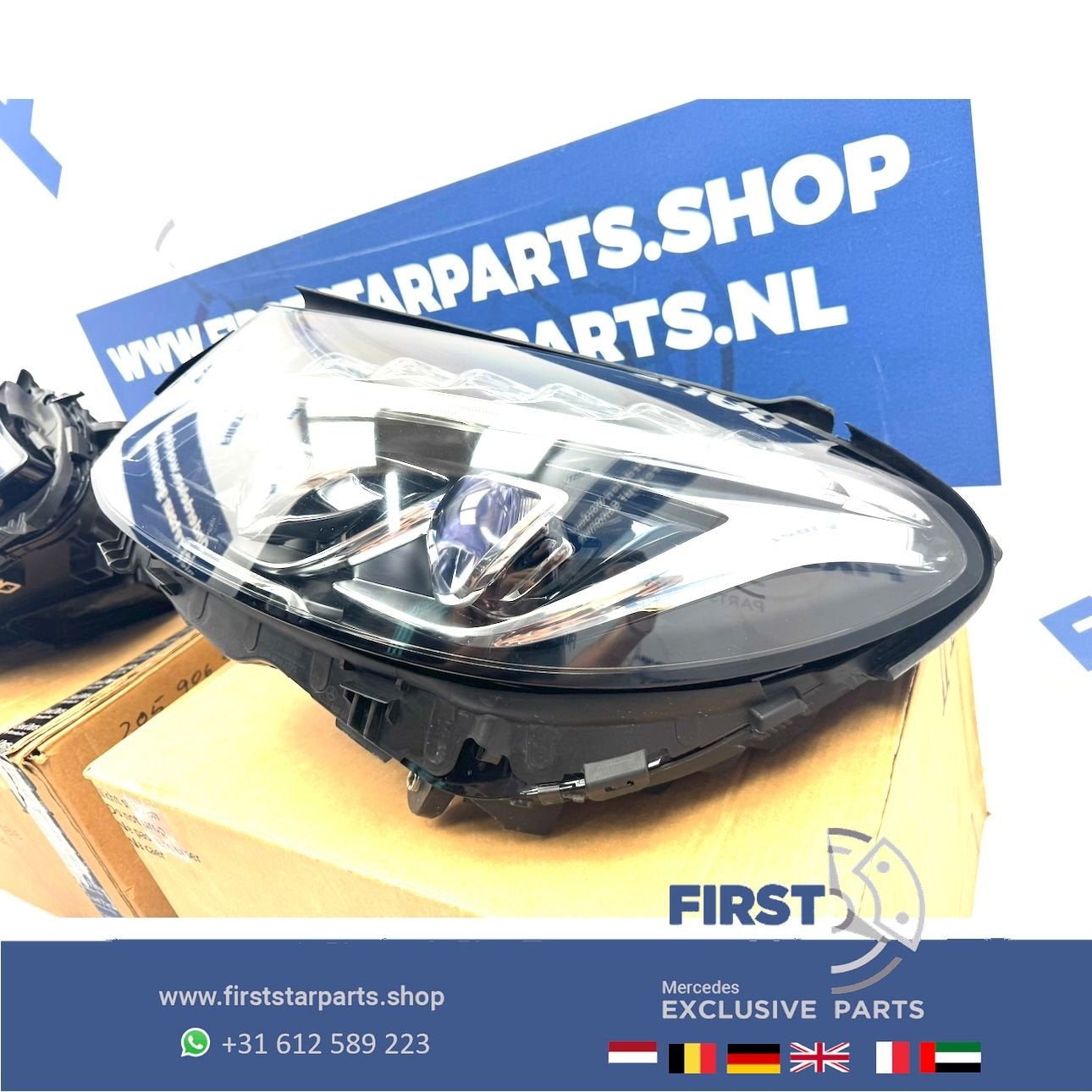 W205 ILS Koplamp LED LINKS A2058204261 C KLASSE C43 C63 AMG, Utilisé, -, -, Enlèvement ou Envoi