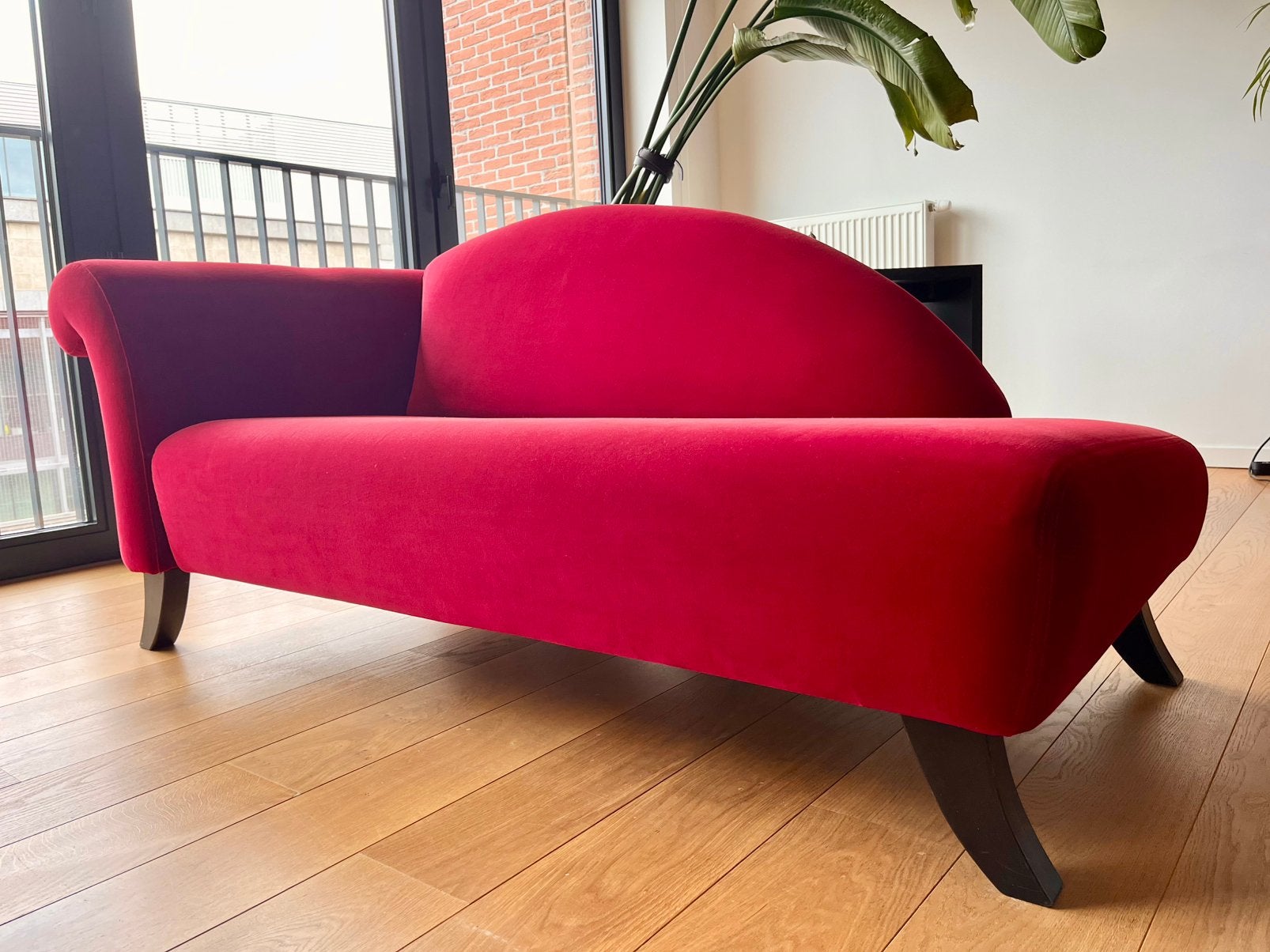 Canapé en velours Divani luxueux, 75 à 100 cm, 150 à 200 cm, Comme neuf, Enlèvement