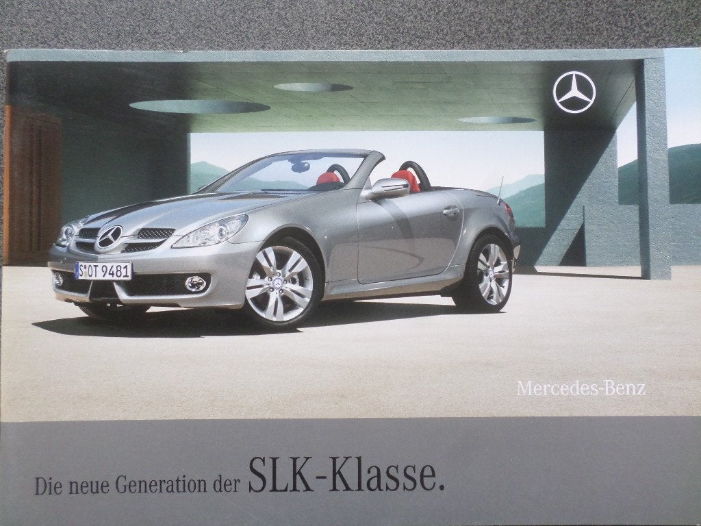 Brochure de la Mercedes SLK 1207, Enlèvement ou Envoi, Mercedes