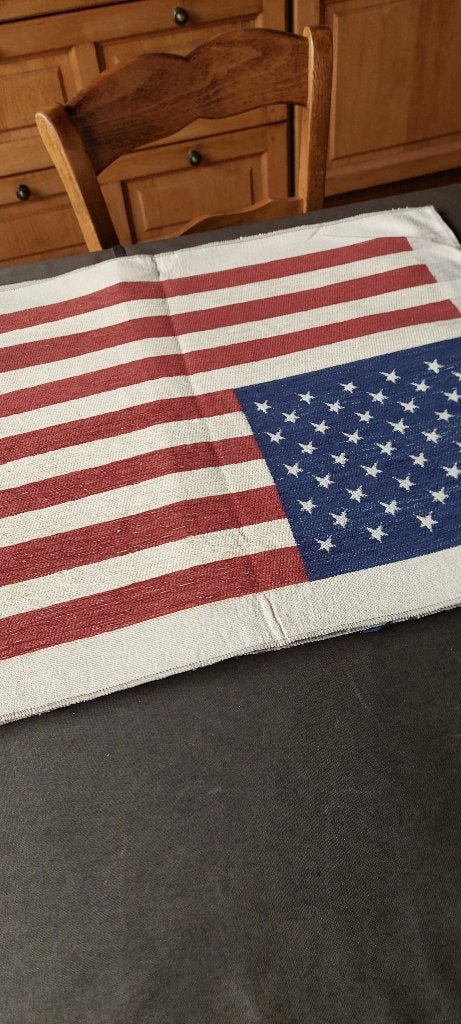 drapeau américain en tissu, Hobby & Loisirs créatifs, Tissus & Chiffons, Neuf, Beige, Enlèvement, Polyester