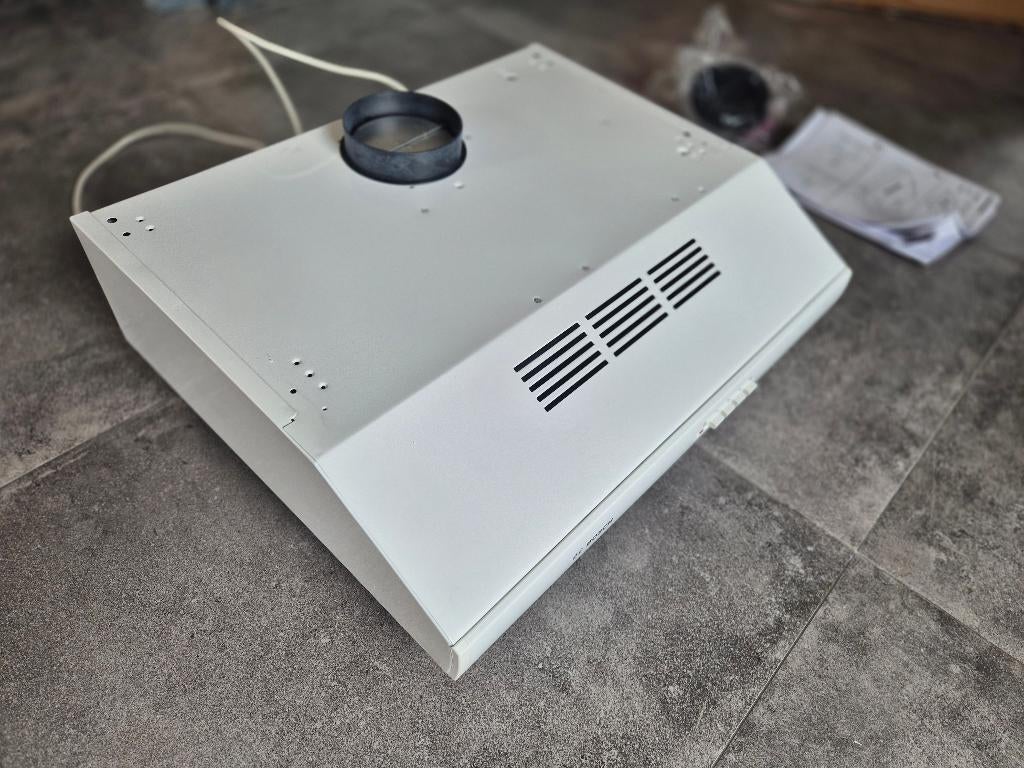 Dampkap Bosh DUL63CC20, wit, onderbouw, 60cm, Elektronische apparatuur, Ophalen, Onderbouw afzuigkap, Zo goed als nieuw, Inbouw