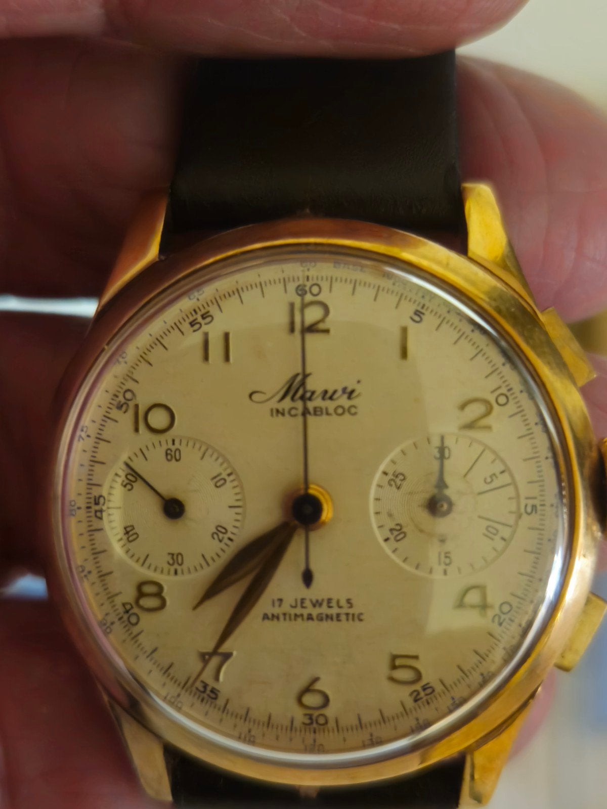 montre chronographe MAWI année 50-60, Enlèvement ou Envoi