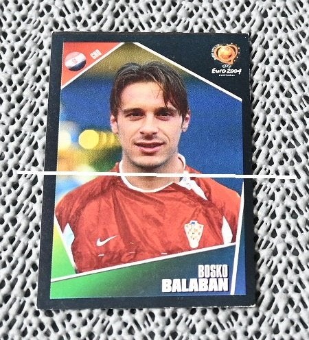 Panini / Euro 2004 / Bosko Balaban  Kroatie ( Club Brugge ), Verzamelen, Verzenden, Gebruikt, Poster, Plaatje of Sticker