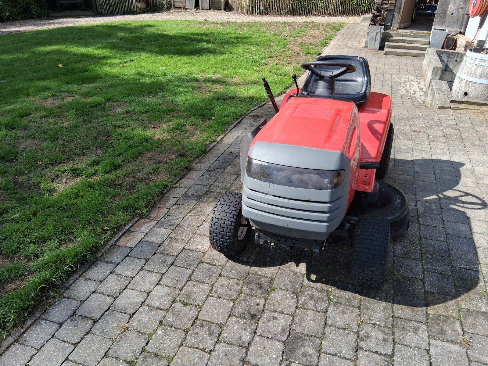 zitmaaier rally, B&S 12.5 pk en 105 cm breedte, Tuin en Terras, Ophalen, Opvangbak