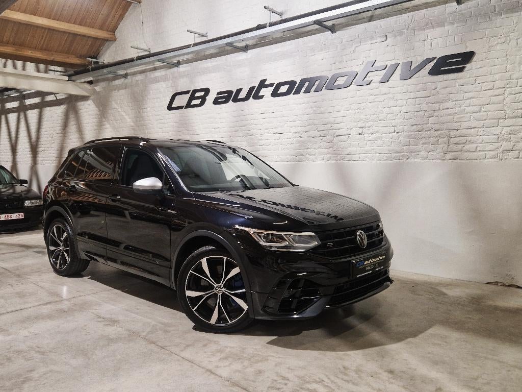 Volkswagen Tiguan R met garantie, 4 cilinders, 1984 cc, Leder en Stof, Zwart
