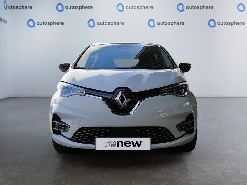 Renault Zoe 52 kWh R135 Iconic E.V.50, Zwart, 136 pk, Wit, Berline