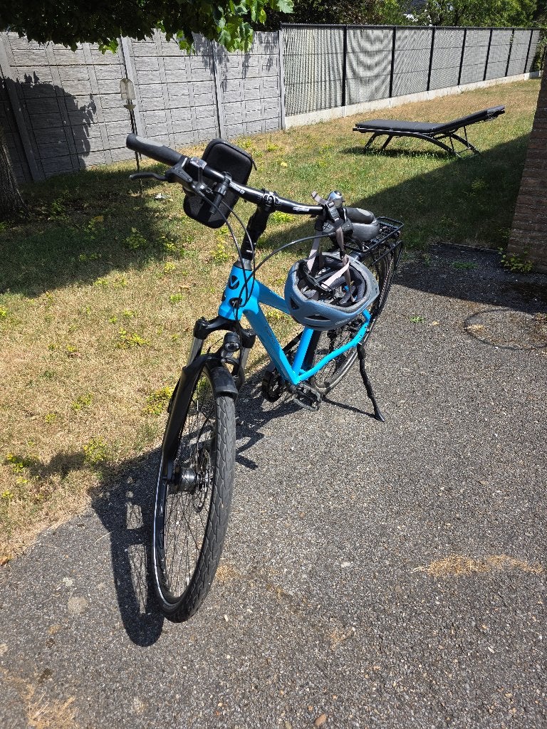Unisex trekkungfiets, Vélos & Vélomoteurs, Vélos | VTT & Mountainbikes, Autres marques, Comme neuf, Enlèvement, Frein à disque