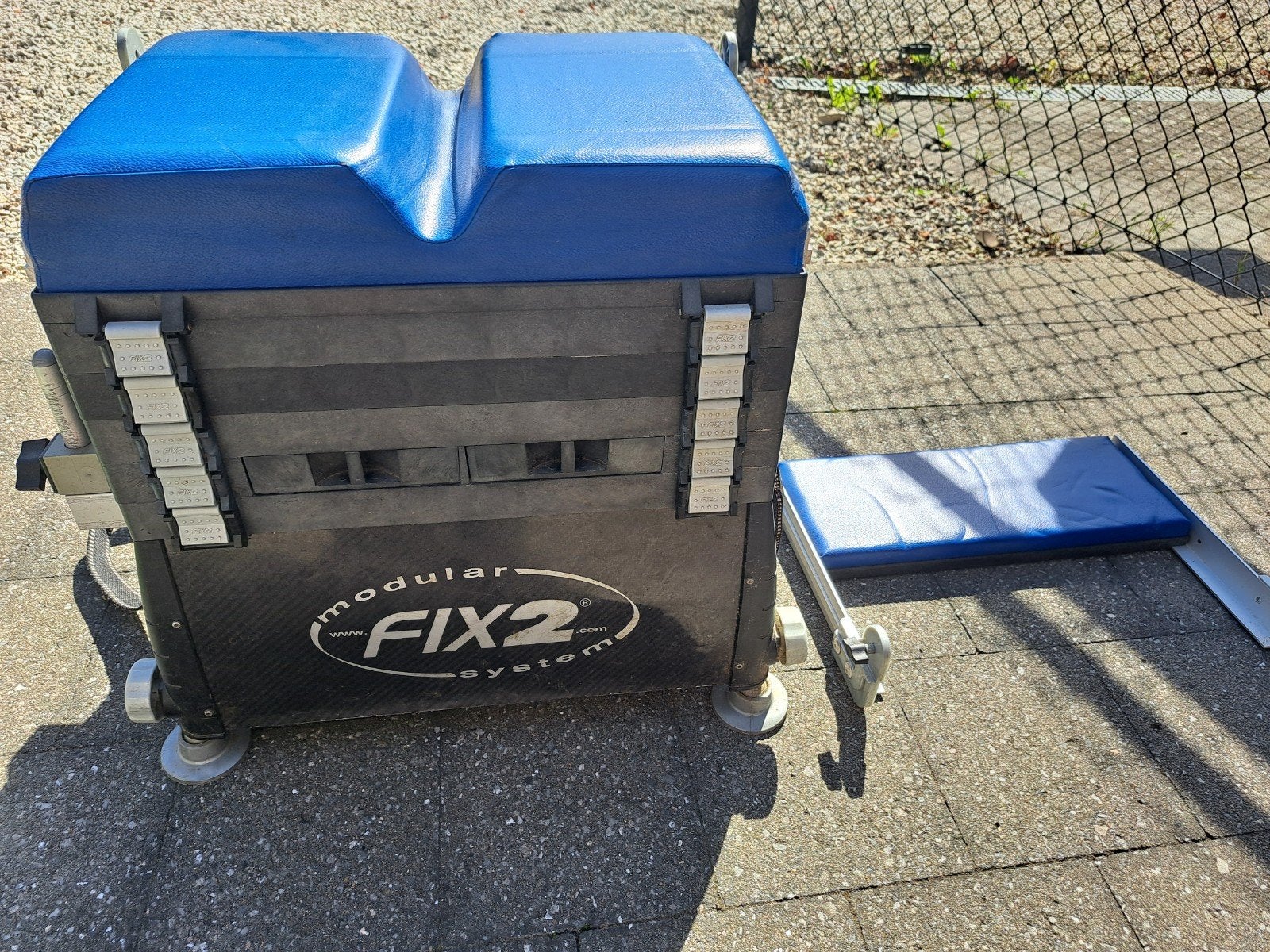Visbak Fix2 met 2 extra schuiven en rugleuning., Ophalen, Gebruikt