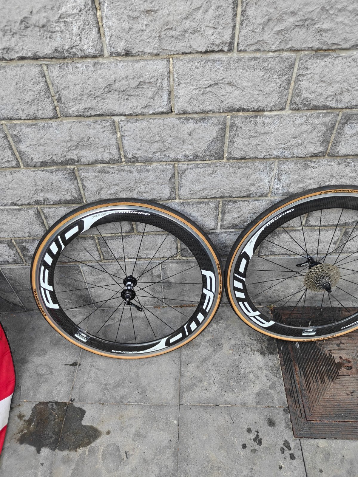 FFWD F6R Carbon Wielset (60mm) met Alu Remrand | DT Swiss 24, Fietsen en Brommers, Gebruikt, Racefiets, Carbon, Ffwd