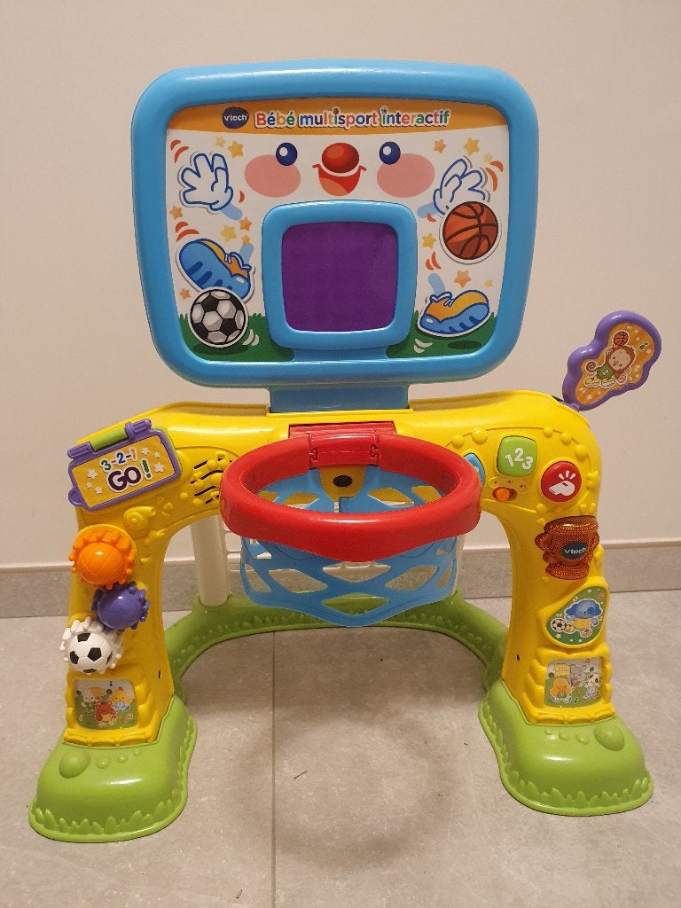 Goal de foot - panier de basket interactif VTech, Ophalen, Gebruikt, 6 maanden tot 2 jaar