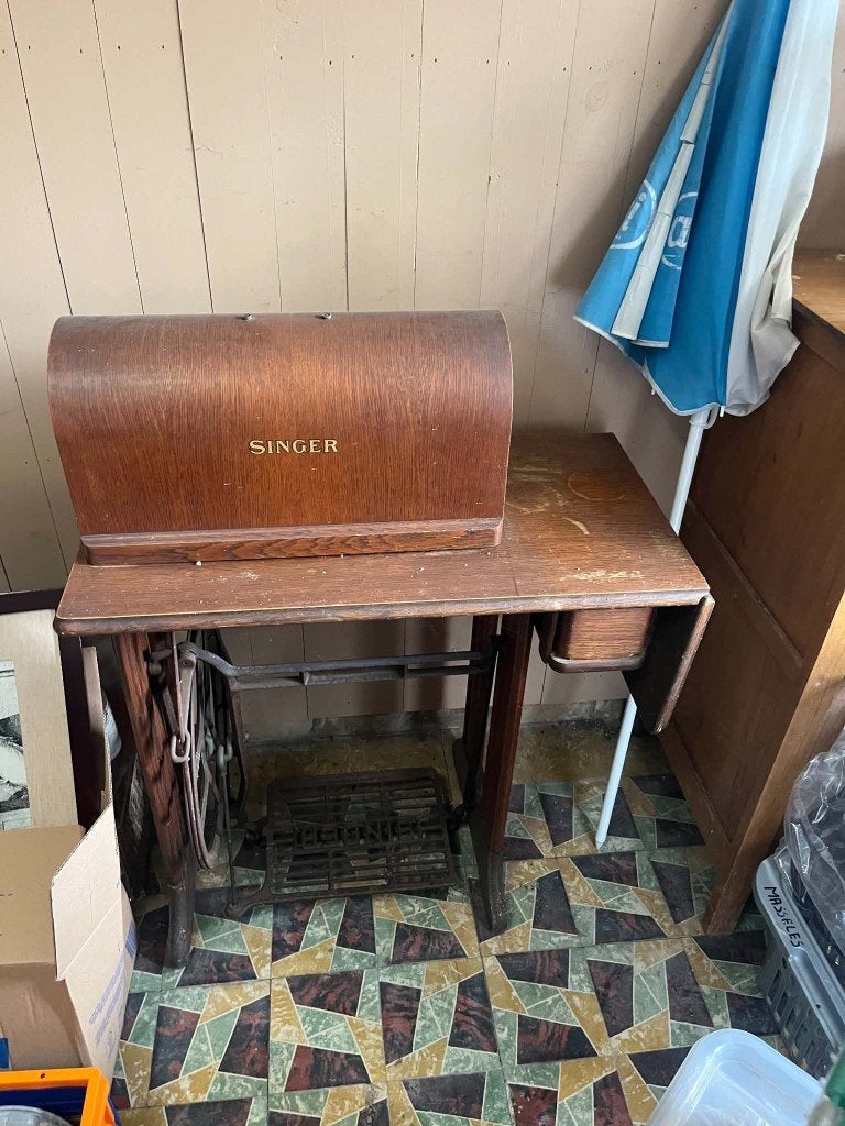Singer naaimachine, Ophalen, Zo goed als nieuw, Naaimachine, Singer