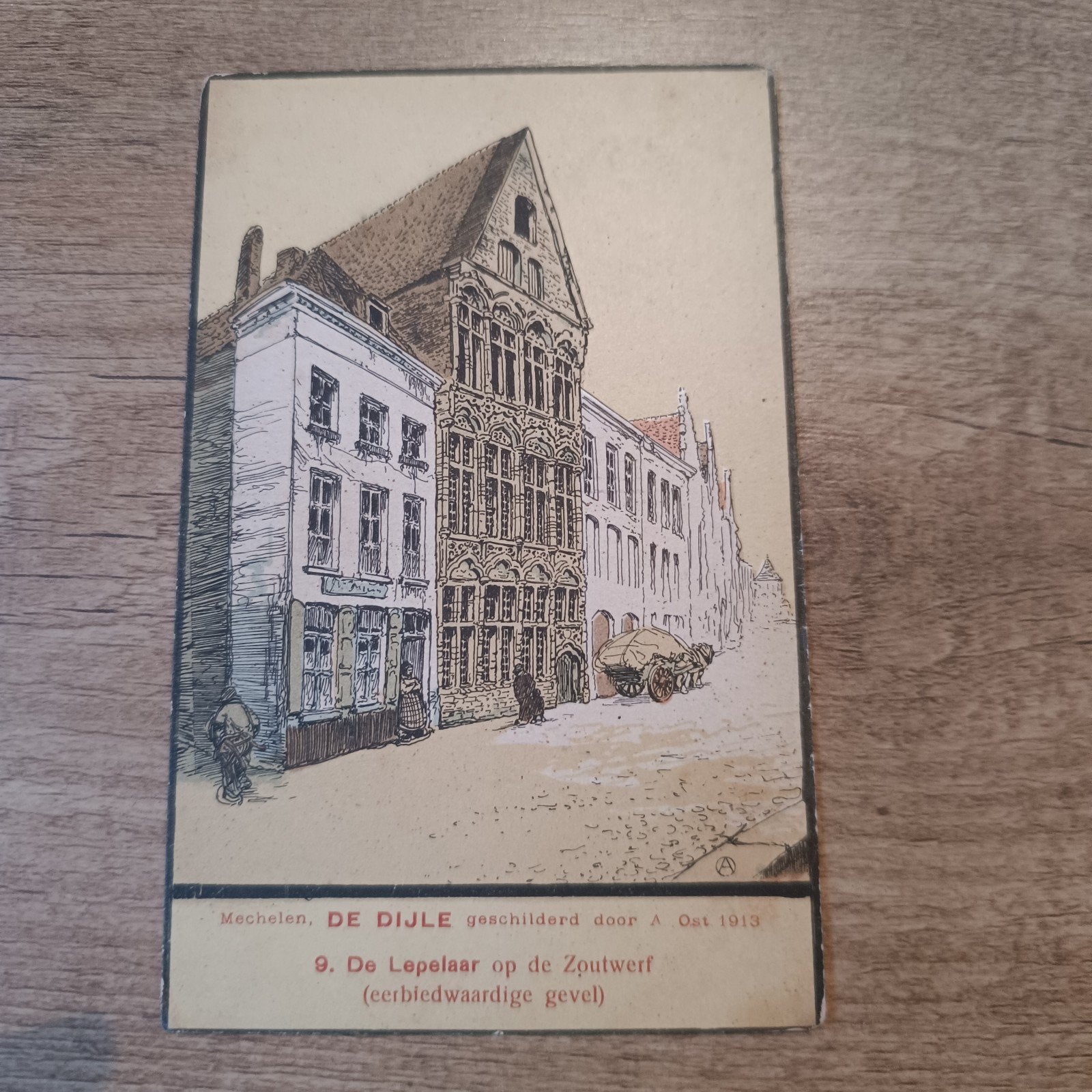 A Ost Alfred DE DIJLE Nr 9 Lepelaar, Ophalen of Verzenden
