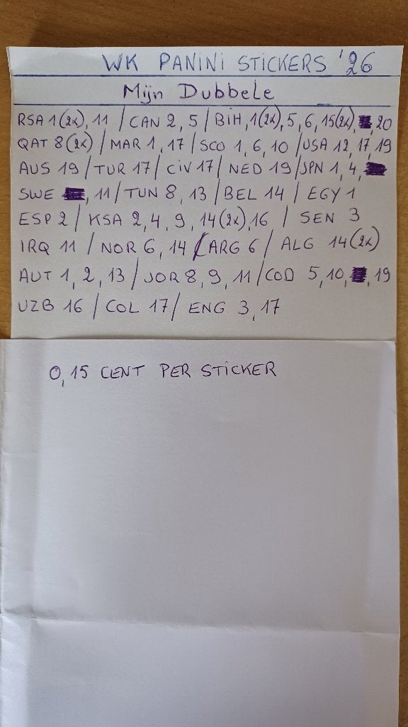 panini stickers WK 2026, Collections, Collections Autre, Enlèvement ou Envoi