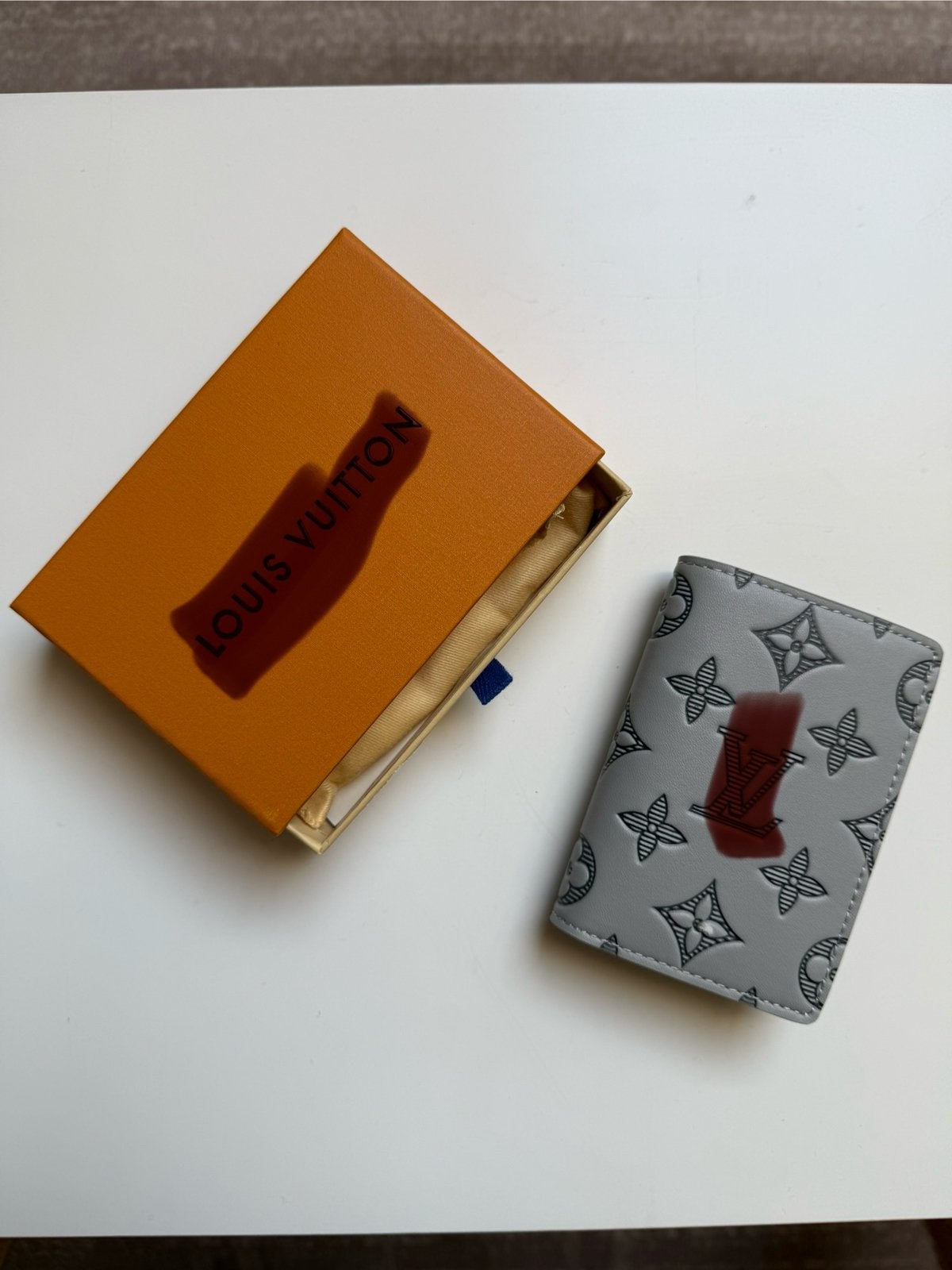 Pocket Organizer Cardholder Wallet Shadow Grey, Overige merken, Nieuw, Ophalen of Verzenden, Leder