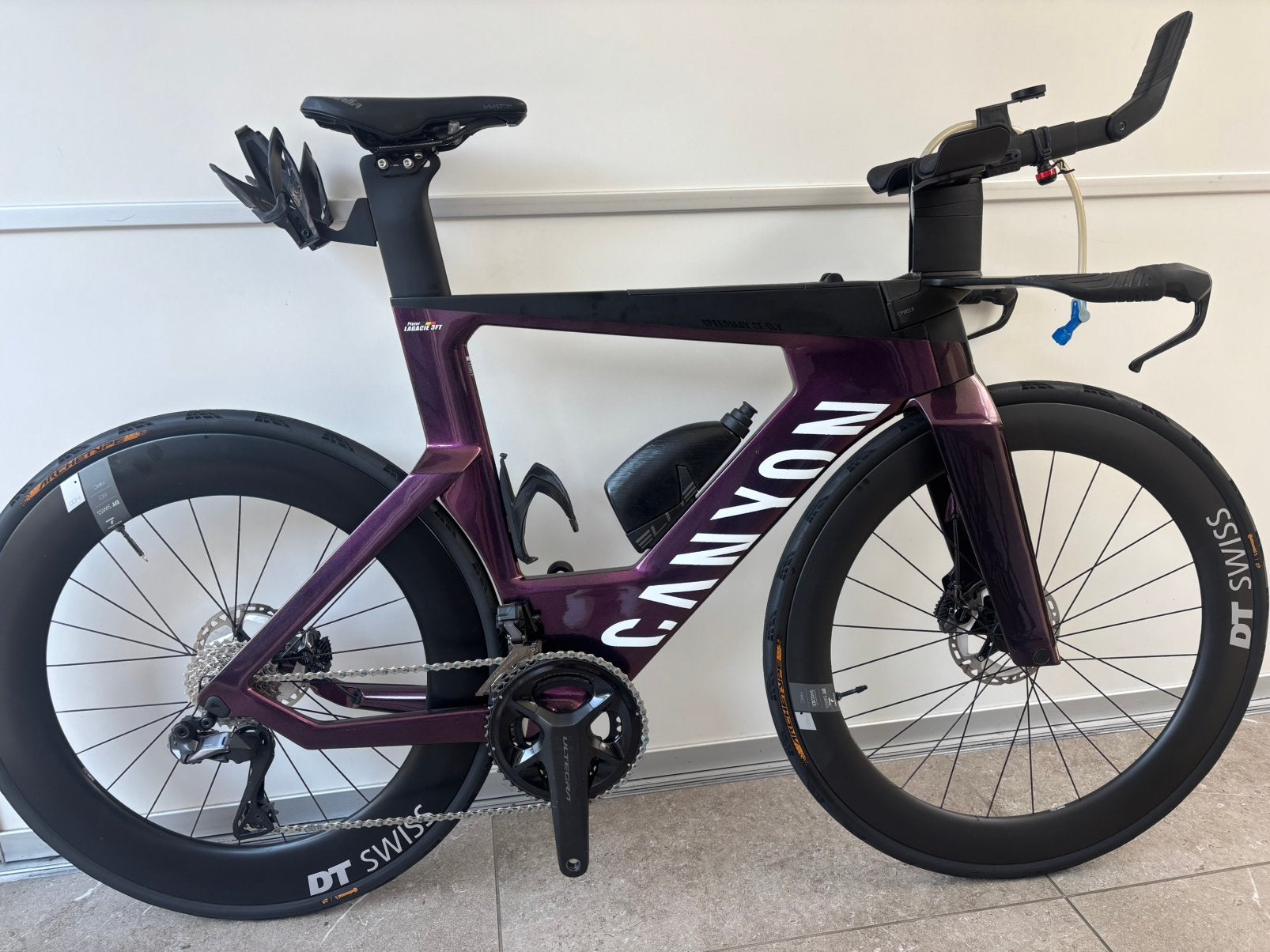 Canyon Speedmax CF SLX 8 Disc Di2, Ophalen, Zo goed als nieuw, Carbon, Schijfrem