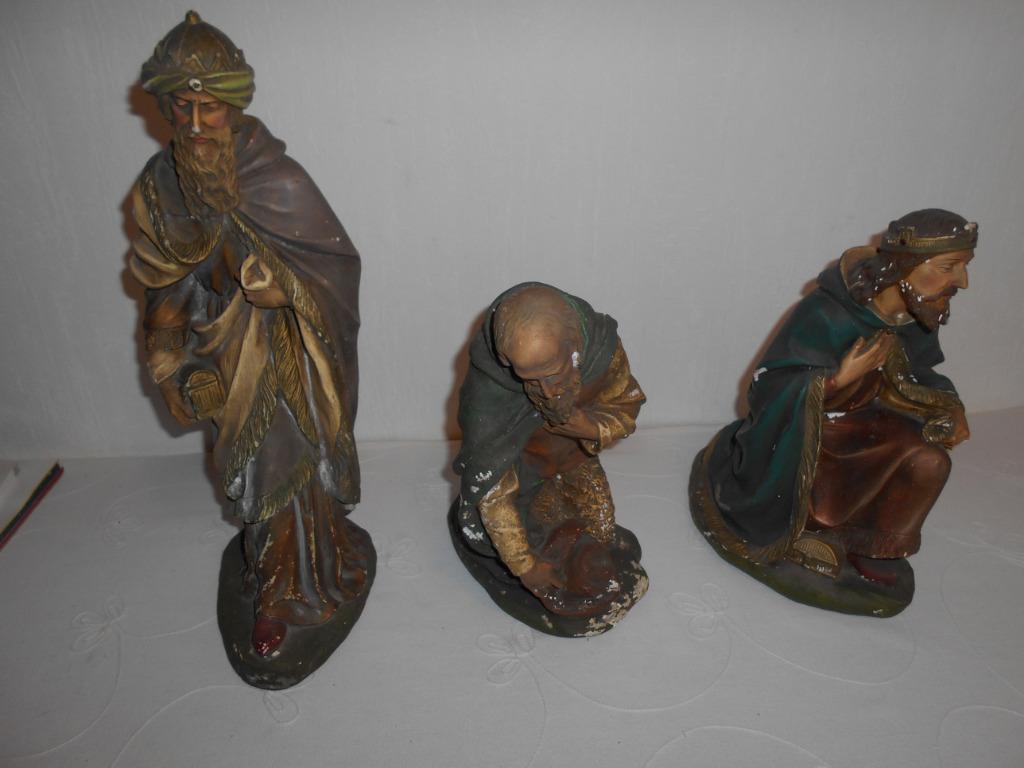 antieke grote kertsfiguren, Ophalen of Verzenden