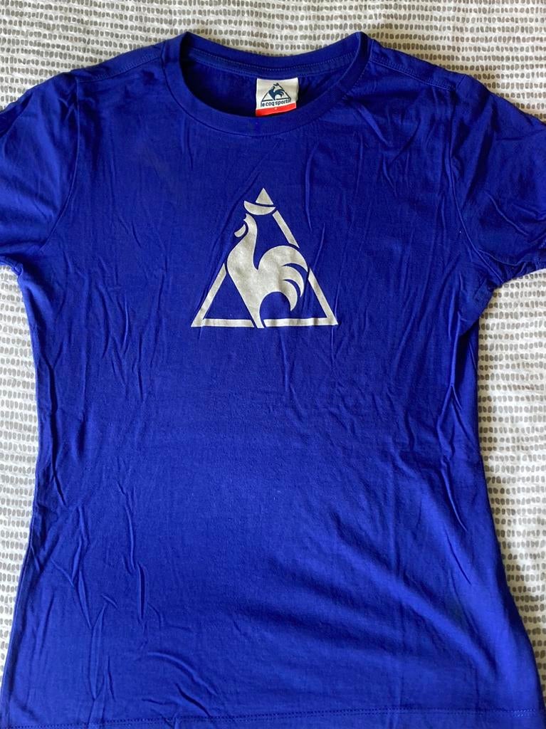 Nieuw t-shirt Le coq sportief maat small, Neuf, Taille 36 (S), Bleu, Le coq sportief