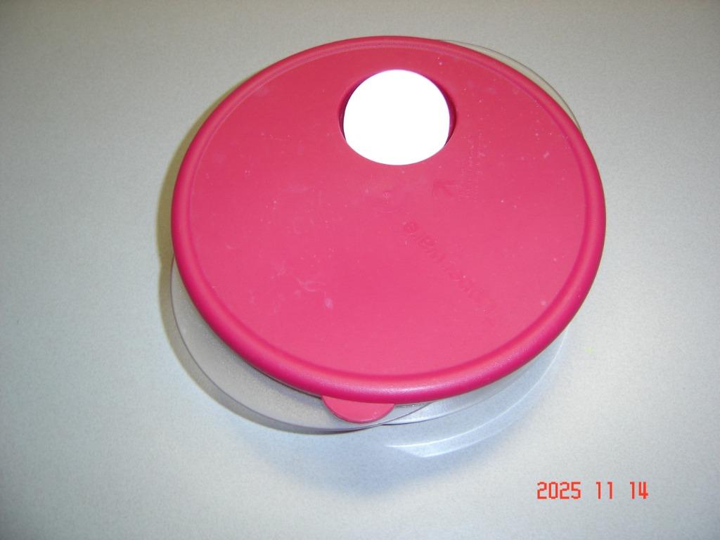 Tupperware Crystal Plus Vakjesbord, Enlèvement ou Envoi, Utilisé, Rouge