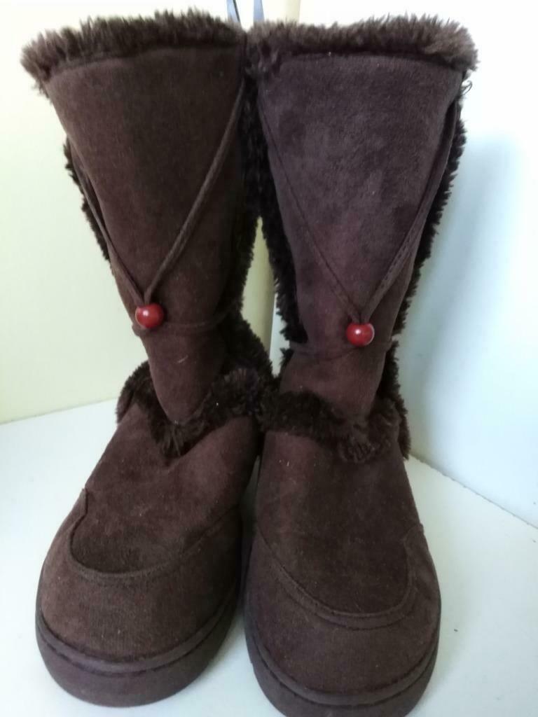 Gevoerde laarzen, Ophalen, Bruin, Snowboots, Zo goed als nieuw