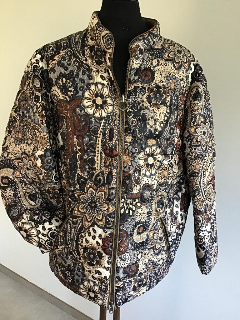 reversibele donsjas van Barbara Lebek mt 50, Barbara Lebek, Ophalen of Verzenden, Zo goed als nieuw, Jas of Mantel