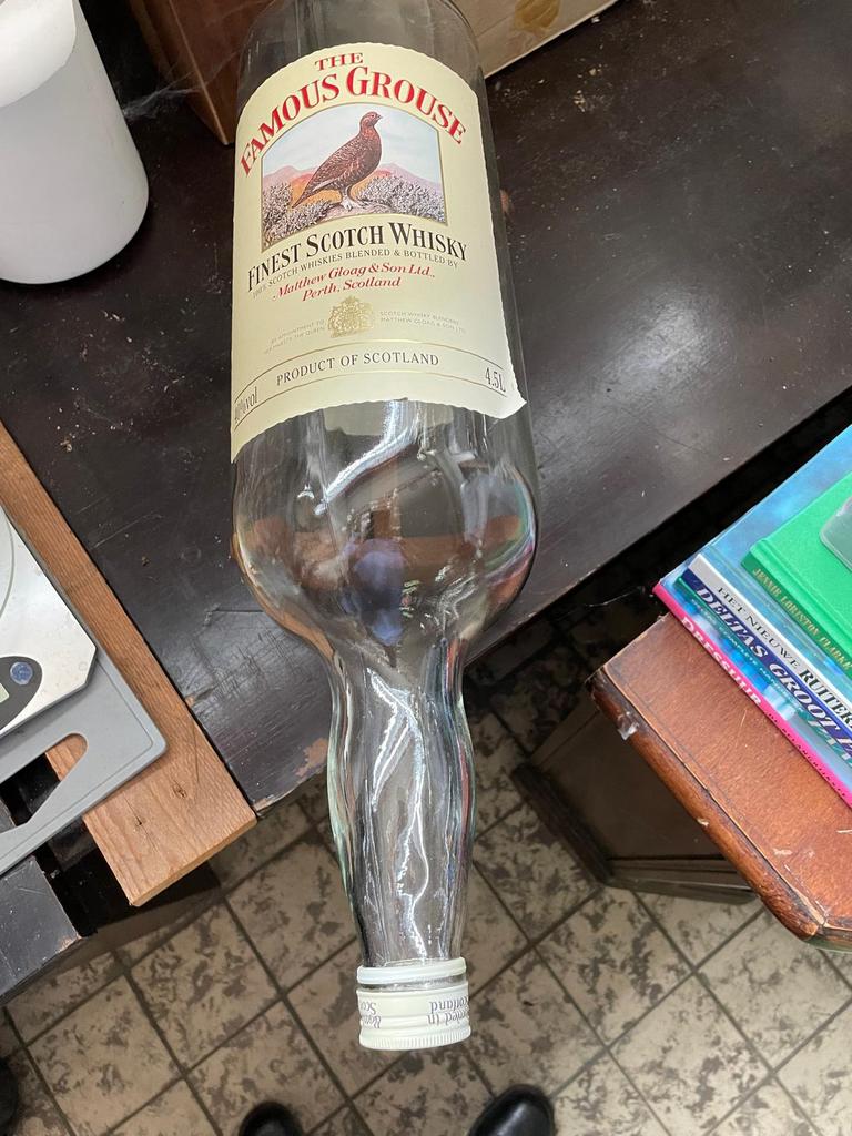 Decoratieve whiskyfles 4,5L The Famous Grouse, Ophalen of Verzenden, Gebruikt