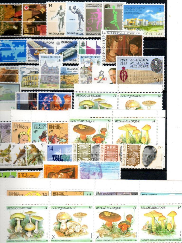 Année 1991 ** complète (41 V. + 2 CARNETS), Enlèvement ou Envoi