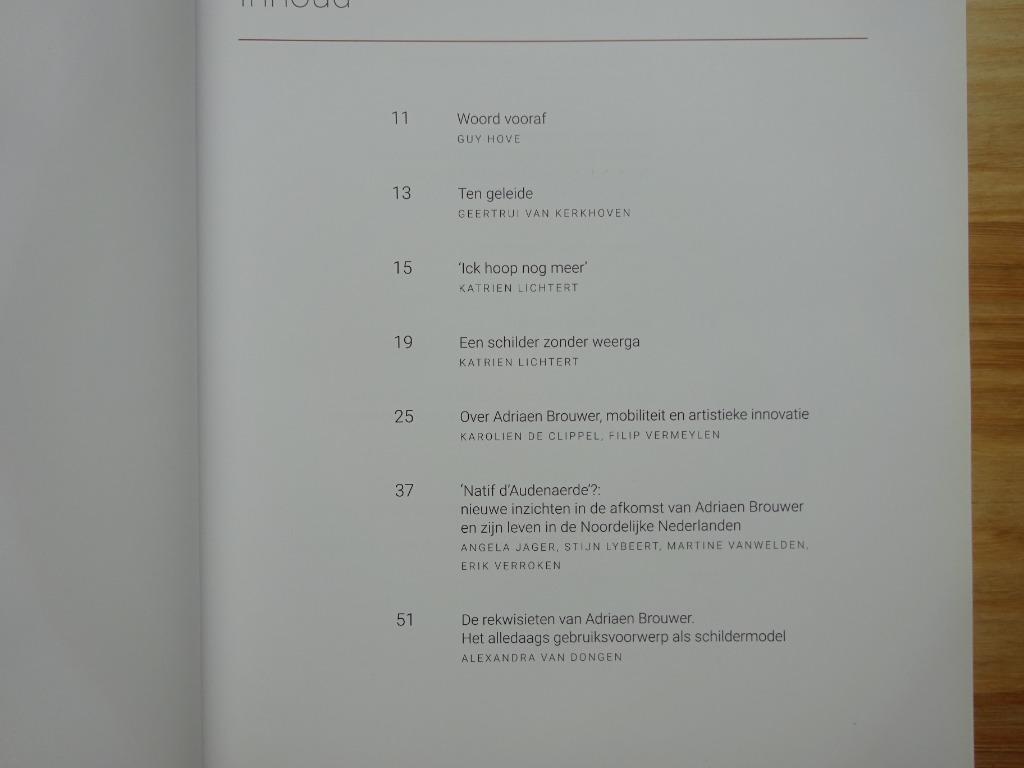 Adriaen Brouwer Meester van Emoties - Oudenaarde, 2018, Ophalen of Verzenden, Nieuw, Schilder- en Tekenkunst