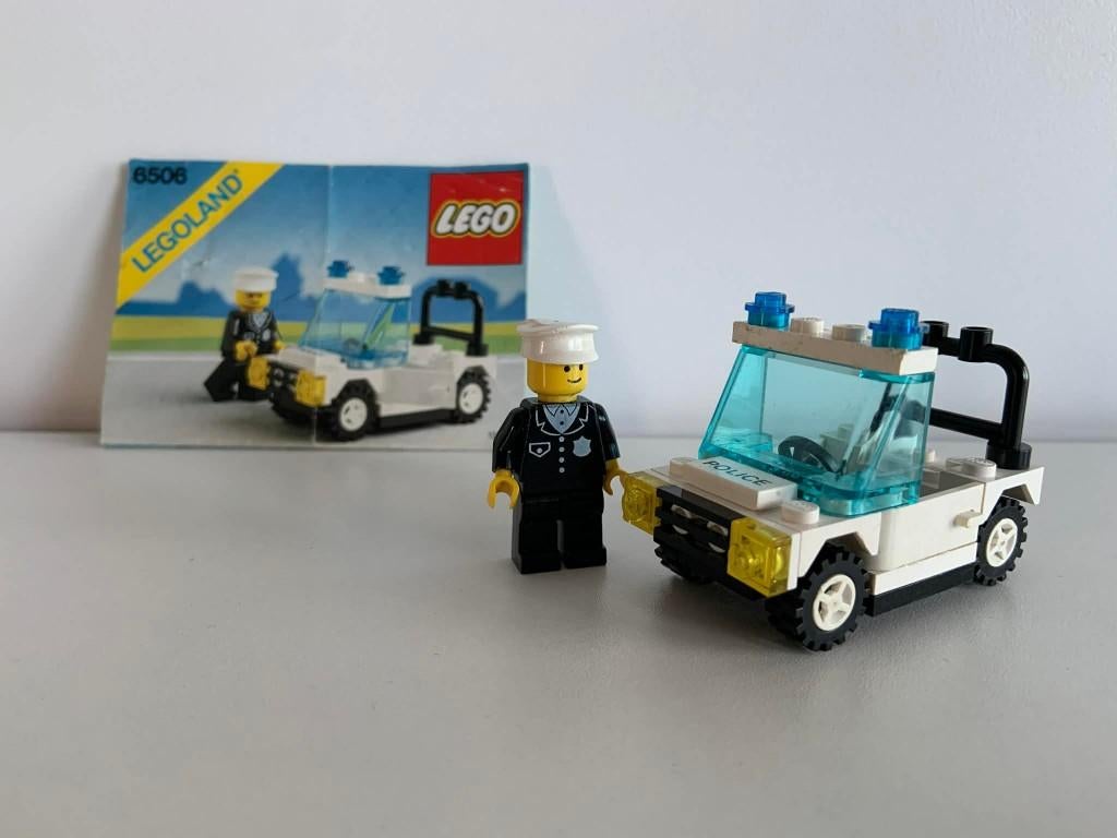 Lego set 6506 police car, Ophalen of Verzenden, Gebruikt, Complete set, Lego