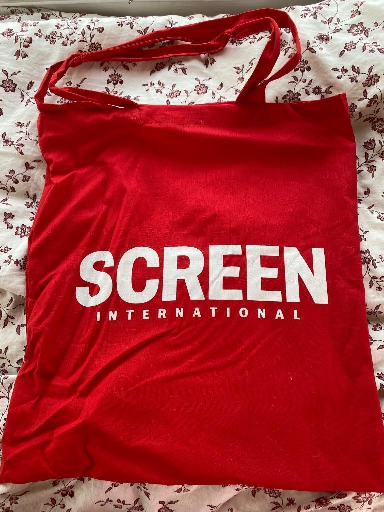 Screen International sac rouge toile Festival de Cannes 2025, Envoi, Utilisé, Autres types, Screen International