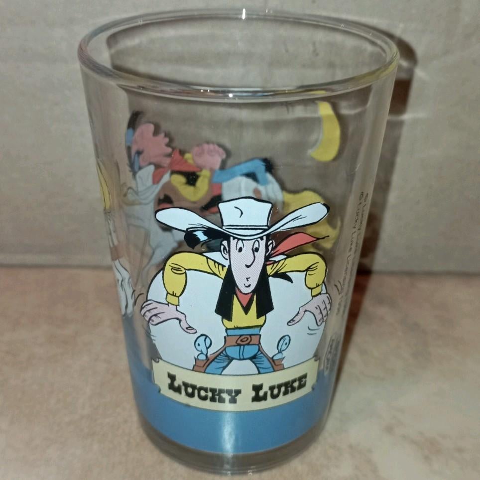 Glas Lucky Luke (1996, Amora), Ophalen of Verzenden, Zo goed als nieuw, Overige typen