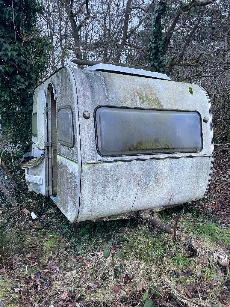 Oude caravan voor sloop/onderdelen, Caravanes & Camping, Caravanes, Particulier