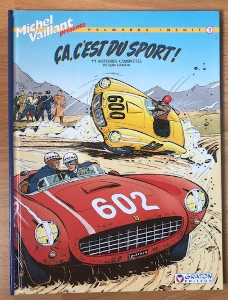 CA C'EST DU SPORT INEDIT 3 MICHEL VAILLANT GRATON TINTIN, Boeken, Jean Graton, Eén stripboek, Ophalen of Verzenden, Zo goed als nieuw