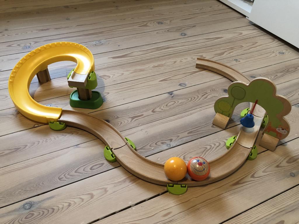 Knikkerbaan spiraal Kullerbü Haba, Ophalen, Gebruikt