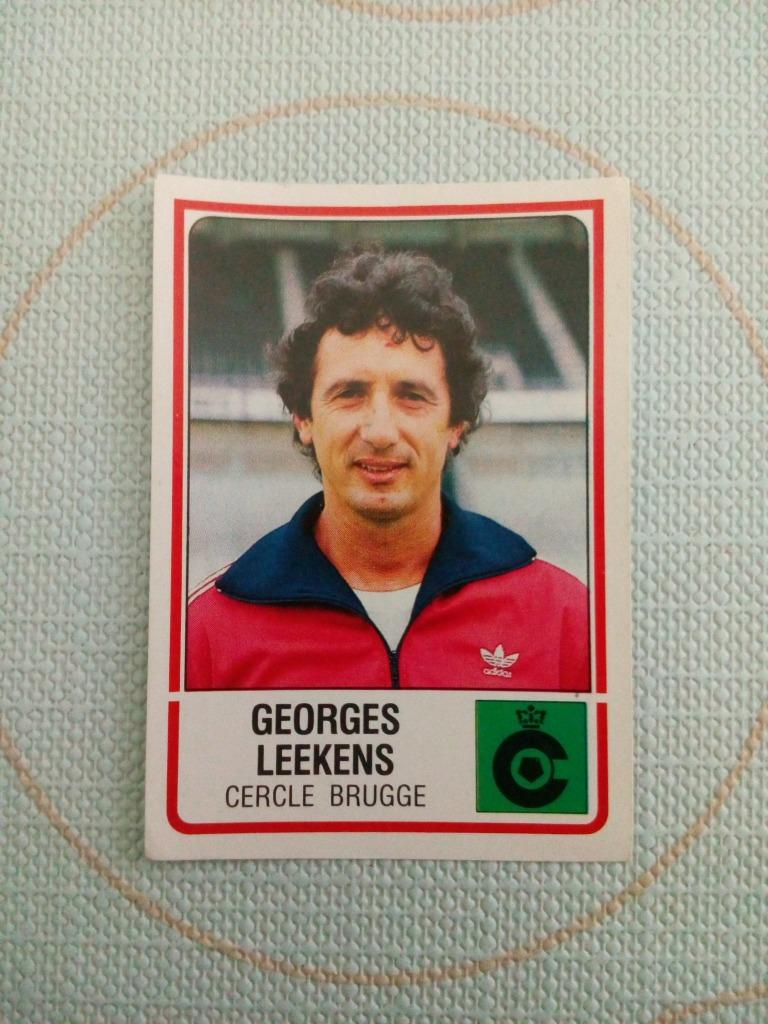 Panini, Georges Leekens, Cercle Brugge, Verzamelen, Sportartikelen en Voetbal, Zo goed als nieuw, Poster, Plaatje of Sticker, Verzenden