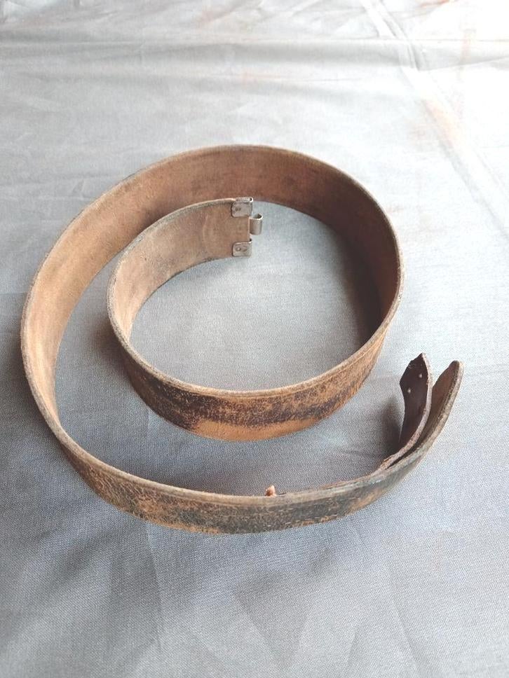 Ceinture marron pour homme Wo2 German Workers Party, Collections, Enlèvement ou Envoi