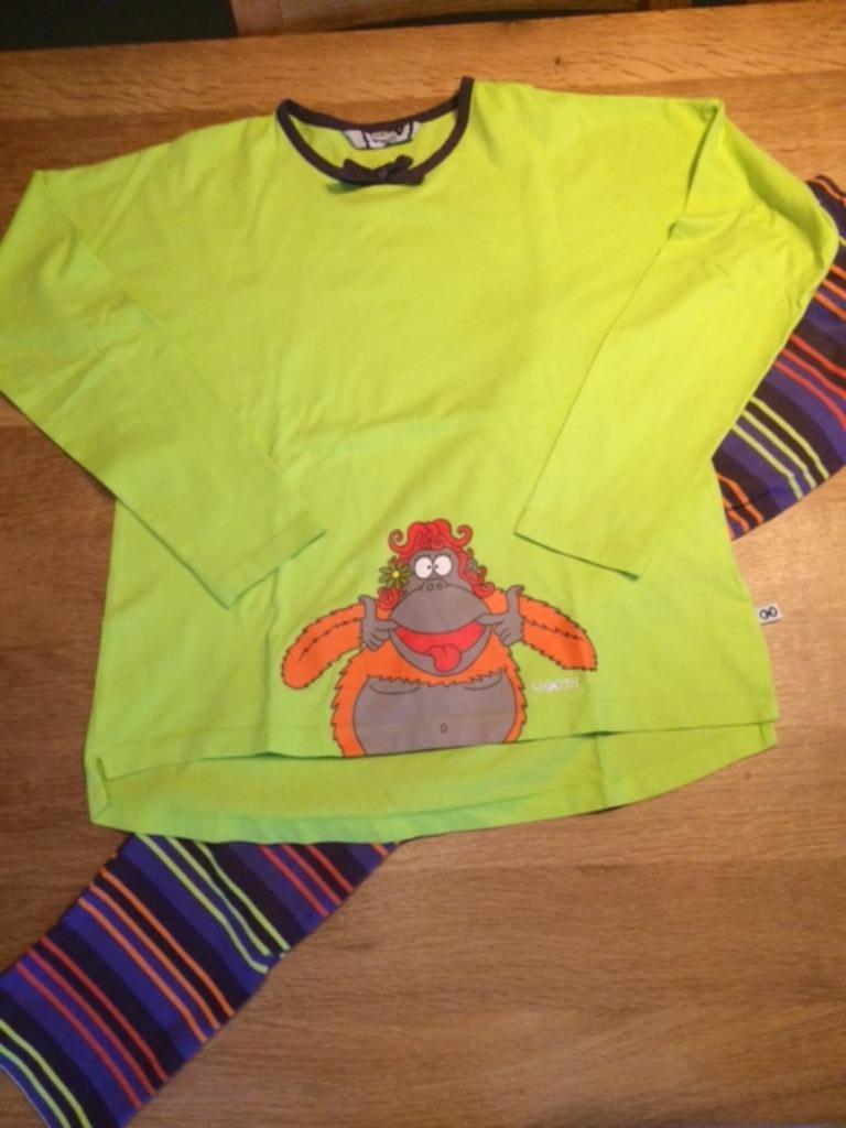 Woody pyjama Aap meisjes 12 jaar, Nacht- of Onderkleding, Meisje, Ophalen of Verzenden, Zo goed als nieuw