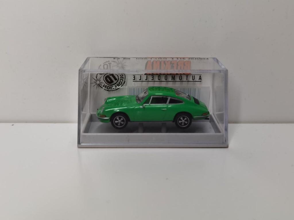 PORSCHE 911 T Coupé 1/87 HO BREKINA Neuve + Perplex Box, Ophalen of Verzenden, Nieuw, Auto, Brekina