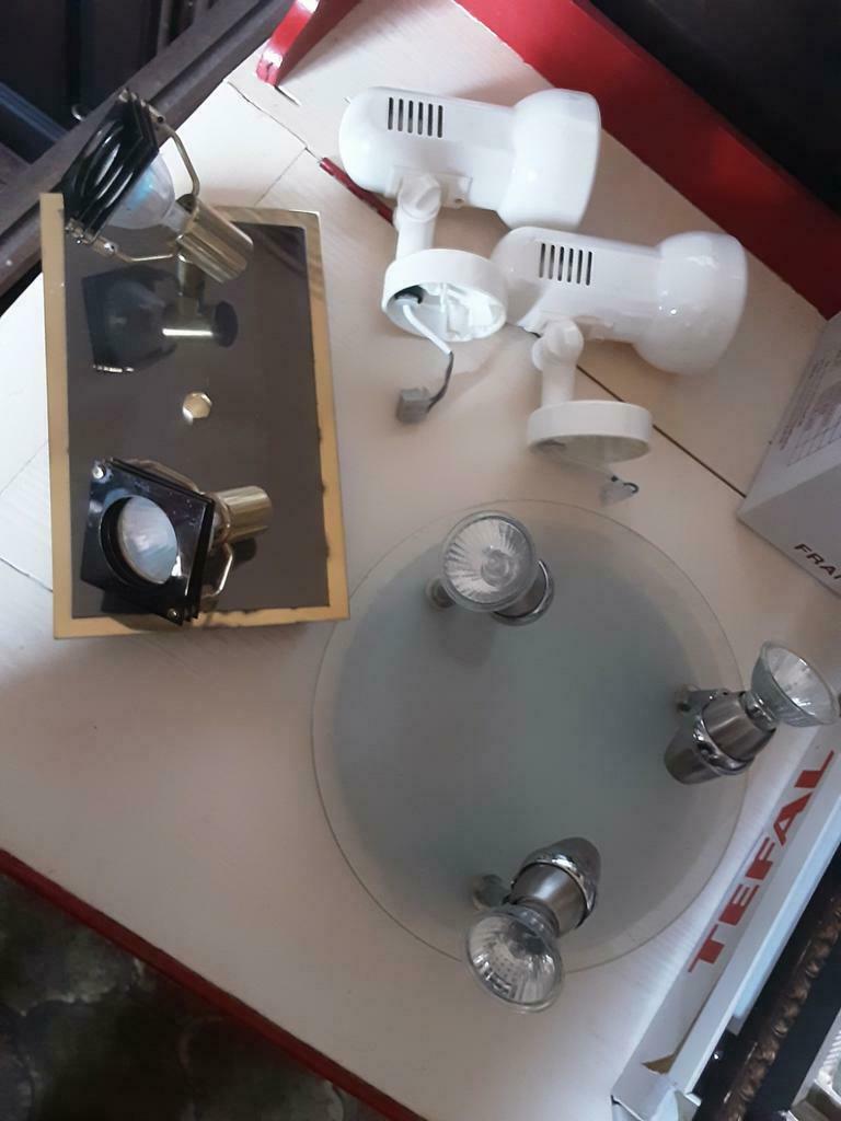 Lot van 6 lampen in goede staat, Ophalen of Verzenden, Zo goed als nieuw, Metaal