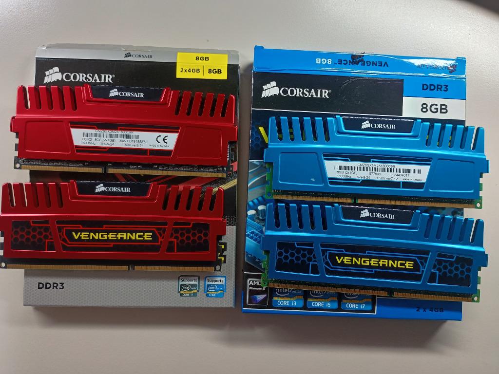 RAM-geheugen - CORSAIR 4 GB DDR3, Computers en Software, RAM geheugen, Gebruikt, 1600 (DDR3-1600), DDR3, Ophalen of Verzenden