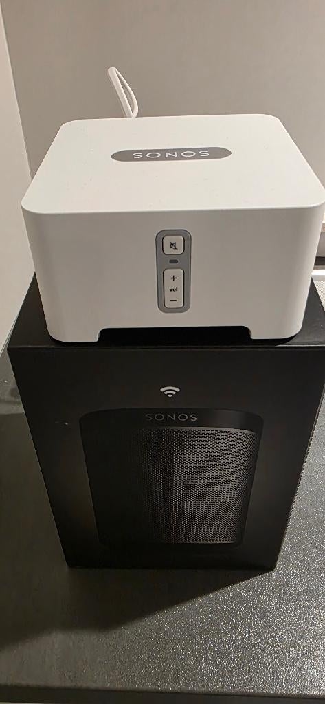 Sonos connect en sonos one, Ophalen, Zo goed als nieuw, Front, Rear of Stereo speakers, Sonos