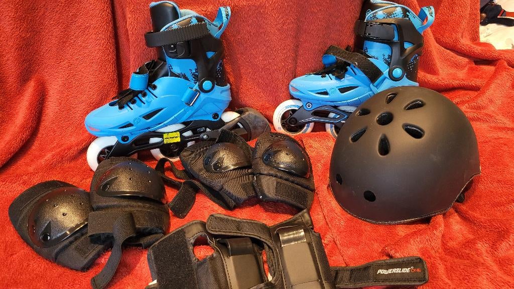 Skealers POWERSLIDE (MT33-36) 940612 met helm en bescherming, Ophalen, Verstelbaar, Kinderen, Overige typen