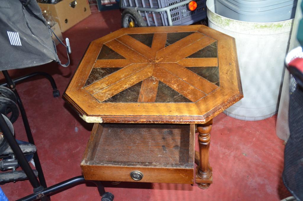 Salontafel Bijzettafel, Ophalen, Gebruikt, Eikenhout