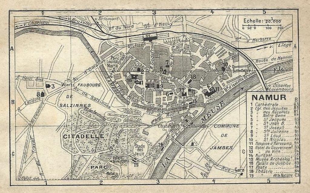 1910 - la ville de Namur, Antiquités & Art, Art | Eaux-fortes & Gravures, Enlèvement ou Envoi