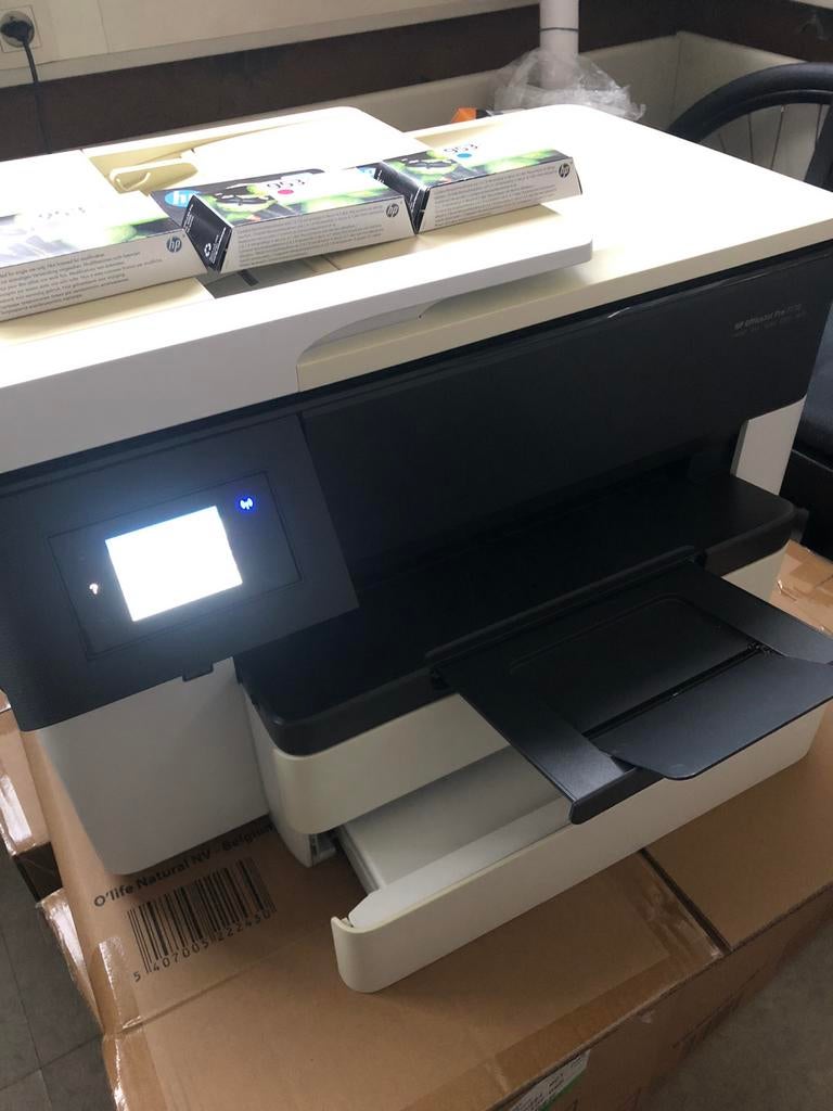 HP Officejet pro 7730 / Met 3 reservepatronen, Hp, All-in-one, Wi-Fi intégré, Enlèvement