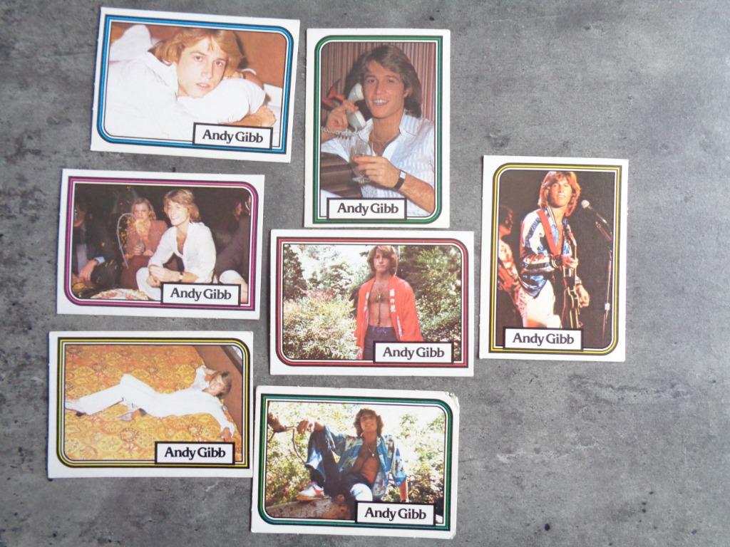 CARTES MONTY GUM BEE GEES ET ANDY GIBB 7X, Envoi